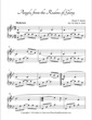 Thumbnail of First Page of Angels from the Realms of Glory sheet music by Christmas