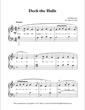 Thumbnail of First Page of Deck the Halls (Kids Lvl 2) sheet music by Christmas