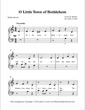 Thumbnail of First Page of O Little Town of Bethlehem (Kids) sheet music by Christmas
