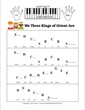 Thumbnail of First Page of We Three Kings of Orient Are (Kids Pre-staff) sheet music by Christmas