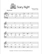Thumbnail of First Page of Scary Night sheet music by Halloween