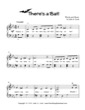 Thumbnail of First Page of There’s a Bat! sheet music by Kids Halloween