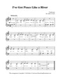 Thumbnail of First Page of I’ve Got Peace Like a River sheet music by Kids (Lvl 1)