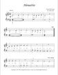 Thumbnail of First Page of Alouette (Kids Lvl 2) sheet music by French Traditional