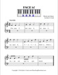 Thumbnail of First Page of FACE it! sheet music by Kids (Lvl 1)