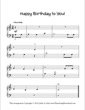 Thumbnail of First Page of Happy Birthday to You! sheet music by Kids (Lvl 1)