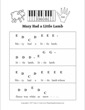 Thumbnail of First Page of Mary had a Little Lamb sheet music by Kids (Pre Staff)