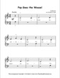 Thumbnail of First Page of Pop Goes the Weasel sheet music by Kids (Lvl 1)