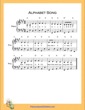 Thumbnail of First Page of Alphabet Song  (A Major) sheet music by English Alphabet