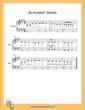 Thumbnail of First Page of Alphabet Song Very Easy  (A Major) sheet music by English Alphabet