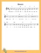 Thumbnail of First Page of Bingo (F Major) (Easy) sheet music by Nursery Rhyme