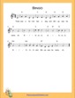 Thumbnail of First Page of Bingo (G Major) (Easy) sheet music by Nursery Rhyme