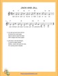 Thumbnail of First Page of Jack and Jill (B Major) (Easy) sheet music by Nursery Rhyme