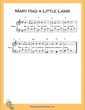 Thumbnail of First Page of Mary Had a Little Lamb Easy 2 (F Major) sheet music by Nursery Rhyme