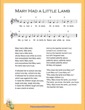 Thumbnail of First Page of Mary Had a Little Lamb Super Easy (E Major) sheet music by Nursery Rhyme