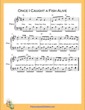 Thumbnail of First Page of Once I Caught a Fish Alive  (G Major) sheet music by Nursery Rhyme