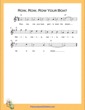 Thumbnail of First Page of Row Row Row Your Boat Simple Chords (G Major) 1 Octave Higher sheet music by Nursery Rhyme