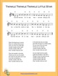Thumbnail of First Page of Twinkle Twinkle Little Star (D Major) sheet music by Nursery Rhyme