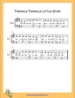 Thumbnail of First Page of Twinkle Twinkle Little Star Easy  (C Major) sheet music by Nursery Rhyme