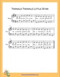 Thumbnail of First Page of Twinkle Twinkle Little Star  (C Major) sheet music by Nursery Rhyme