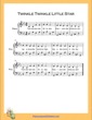 Thumbnail of First Page of Twinkle Twinkle Little Star  C Minor sheet music by Nursery Rhyme