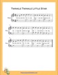 Thumbnail of First Page of Twinkle Twinkle Little Star Very Easy  (F Major) sheet music by Nursery Rhyme
