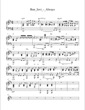 Thumbnail of First Page of Always sheet music by Bon Jovi
