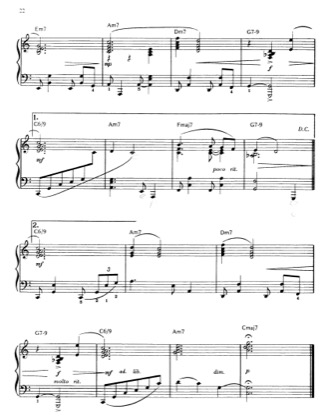 Thumbnail of first page of Moon River (Part 3) piano sheet music PDF by Breakfast At Tiffany's.