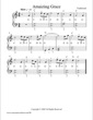 Thumbnail of First Page of Amazing Grace sheet music by Scottish Folk Song
