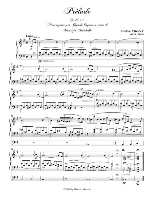Thumbnail of first page of Prelude Op. 28 No.4 in E minor piano sheet music PDF by Frédéric Chopin.
