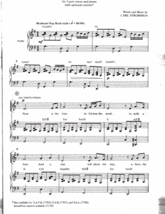 Thumbnail of first page of Like An Eagle piano sheet music PDF by Denise Parker.