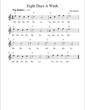 Thumbnail of First Page of Eight Days A Week (Lvl 4) sheet music by The Beatles