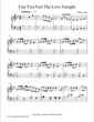 Thumbnail of First Page of Can You Feel The Love Tonight sheet music by Elton John