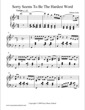 Thumbnail of First Page of Sorry Seems To Be The Hardest Word (4) sheet music by Elton John