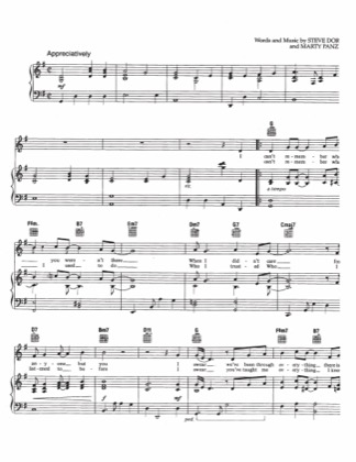 Thumbnail of first page of Through The Years (Part 1) piano sheet music PDF by Kenny Rogers.