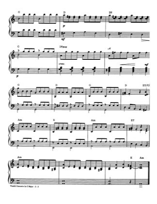 Thumbnail of first page of Vivaldi Concerto in C Major (Part 3) piano sheet music PDF by Kramer vs Kramer.