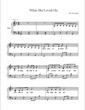 Thumbnail of First Page of When She Loved Me sheet music by Toy Story