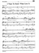 Thumbnail of First Page of I Want to Know What is Love sheet music by Foreigner