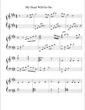 Thumbnail of First Page of My Heart Will Go On (5) sheet music by Titanic