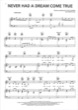 Thumbnail of First Page of Never Had A Dream Come True sheet music by S Club 7