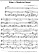 Thumbnail of First Page of What A Wonderful World (2) sheet music by Louis Armstrong