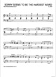 Thumbnail of First Page of Sorry Seems To Be The Hardest Word (3) sheet music by Elton John