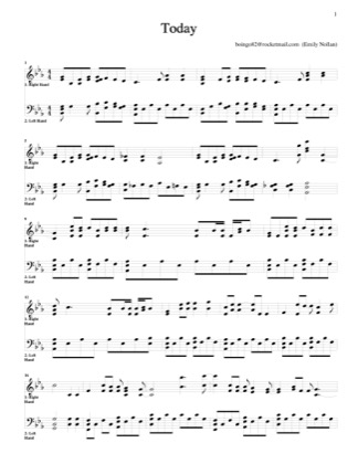 Thumbnail of first page of Today piano sheet music PDF by Smashing Pumpkins.