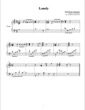 Thumbnail of First Page of Lonely sheet music by Full Metal Alchemist