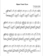 Thumbnail of First Page of Open Your Eyes sheet music by Witch Hunter Robin