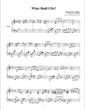 Thumbnail of First Page of What Shall I Do? sheet music by Rising Force Online