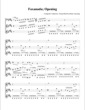 Thumbnail of First Page of Opening Theme sheet music by Faxanadu