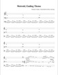 Thumbnail of First Page of End Theme sheet music by Metroid