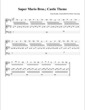 Thumbnail of First Page of Castle Theme sheet music by Super Mario Bros