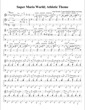 Thumbnail of First Page of Athletic Theme (Duet) sheet music by Super Mario World